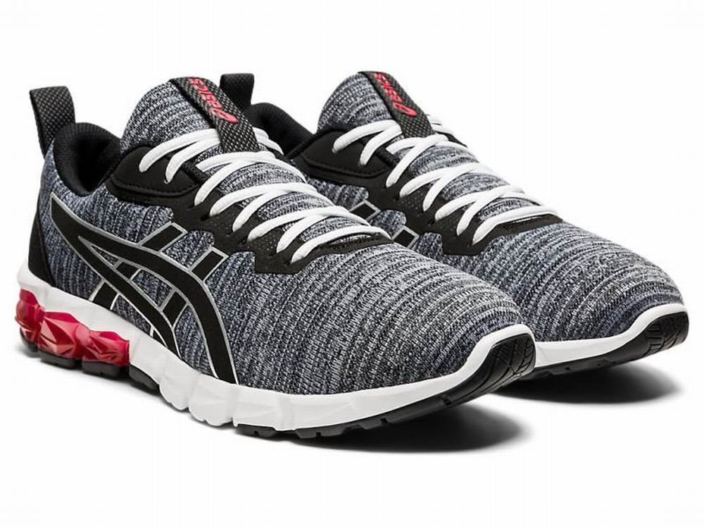 Baskets Asics GEL-QUANTUM 90 2 STREET Homme Grise Rouge | KIT-302741