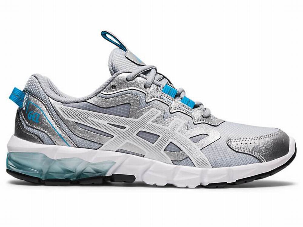 Baskets Asics GEL-QUANTUM 90 3 Femme Argent Bleu | AXV-693741