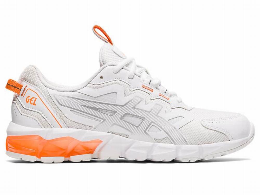 Baskets Asics GEL-QUANTUM 90 3 Femme Blanche Orange | TYI-739425