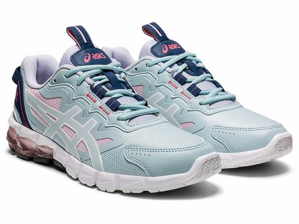 Baskets Asics GEL-QUANTUM 90 3 Femme Turquoise Clair Grise Foncé | YKZ-349026