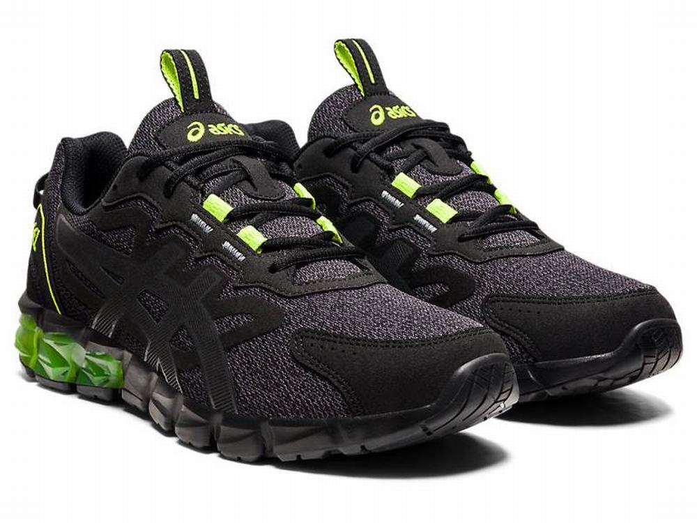 Baskets Asics GEL-QUANTUM 90 3 Homme Noir Vert | FAO-395164