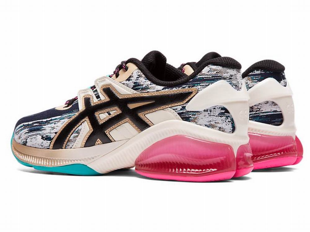 Baskets Asics GEL-QUANTUM INFINITY JIN Femme Noir Blanche | GPX-087435