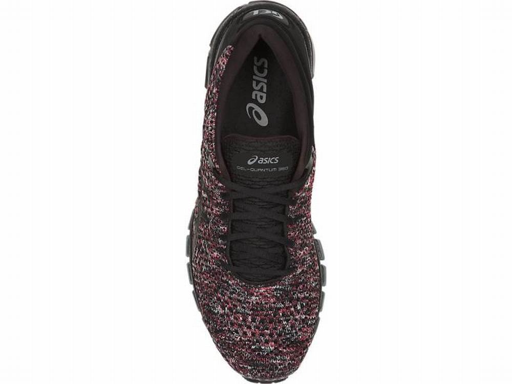 Baskets Asics GEL-Quantum 360 Knit 2 Homme Noir Rouge | IEM-210537