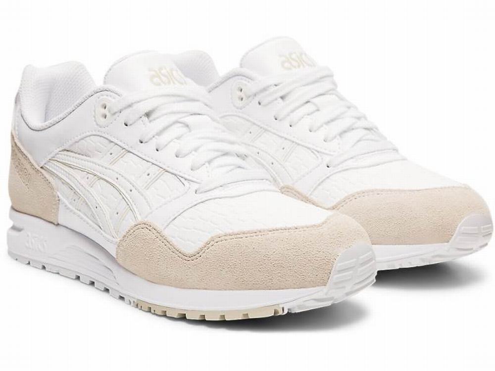 Baskets Asics GEL-SAGA Femme Blanche | PQJ-739452