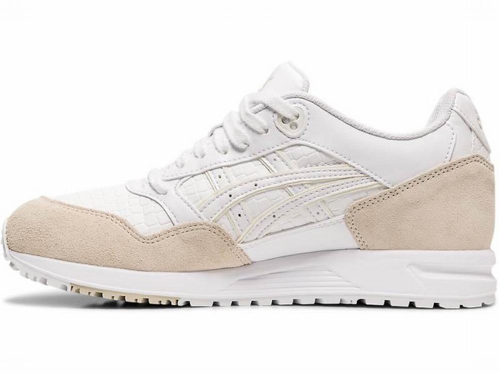 Baskets Asics GEL-SAGA Femme Blanche | PQJ-739452