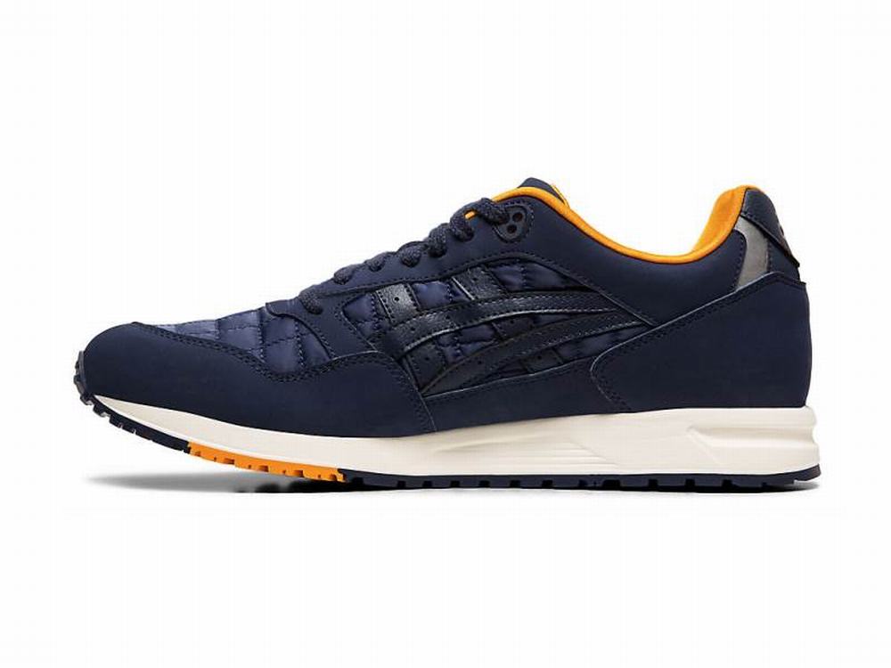 Baskets Asics GEL-SAGA Homme Bleu Foncé | IVM-413807