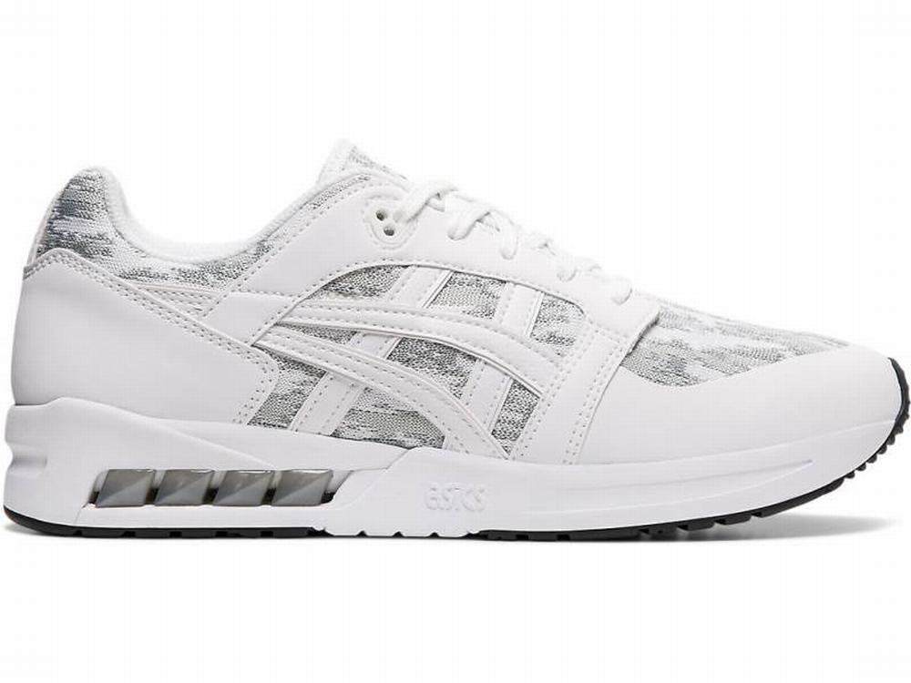 Baskets Asics GEL-SAGA SOU Homme Blanche Grise | TLF-769843