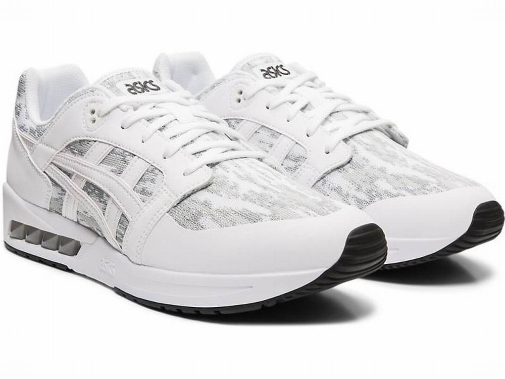 Baskets Asics GEL-SAGA SOU Homme Blanche Grise | TLF-769843