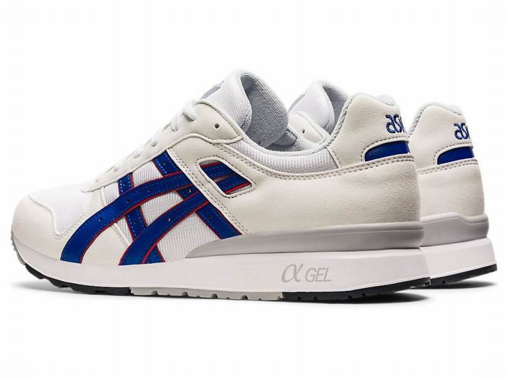 Baskets Asics GT-II Homme Blanche Bleu | MCS-684951