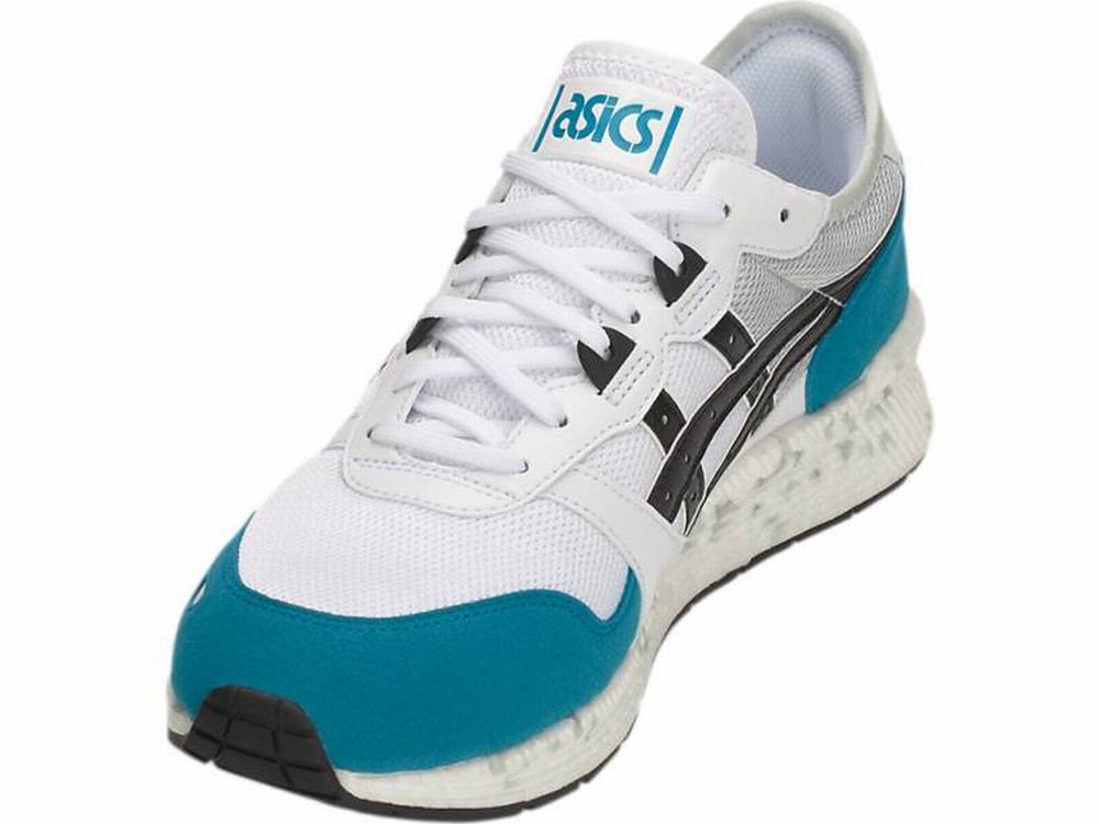 Baskets Asics HYPER GEL-LYTE Homme Blanche Noir Bleu | HCV-695018