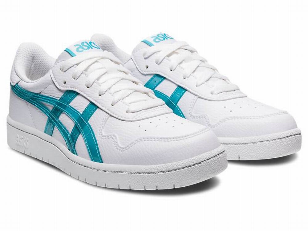 Baskets Asics JAPAN S Femme Blanche Bleu | FPM-048135