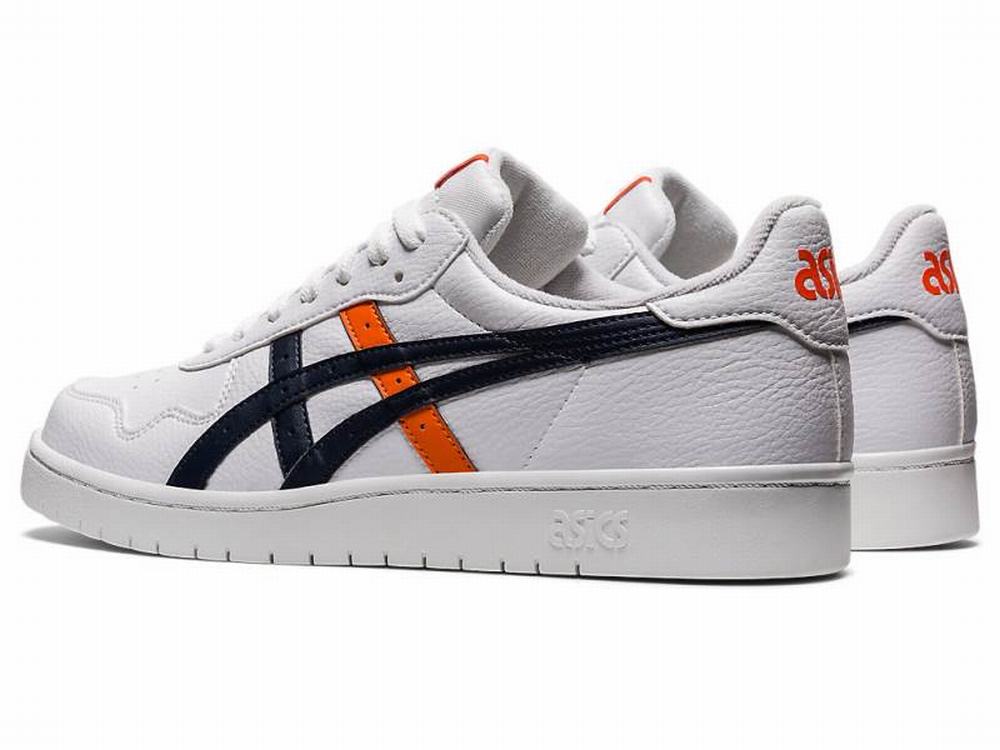 Baskets Asics JAPAN S Homme Blanche Doré Orange | LID-059243