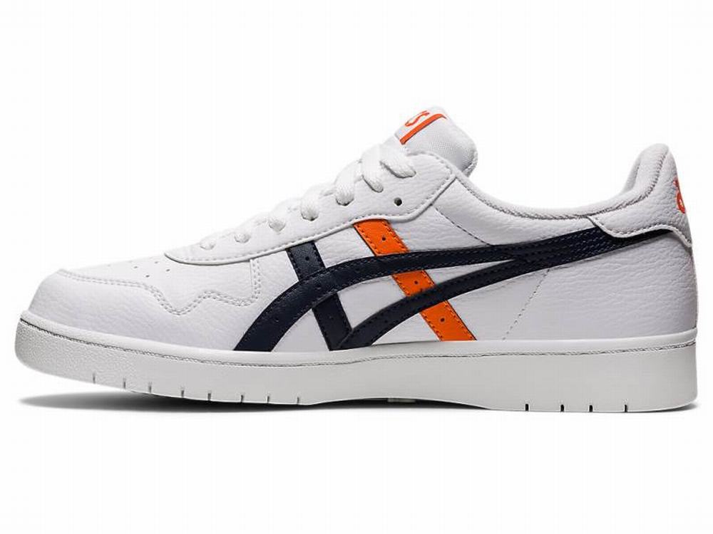 Baskets Asics JAPAN S Homme Blanche Doré Orange | LID-059243