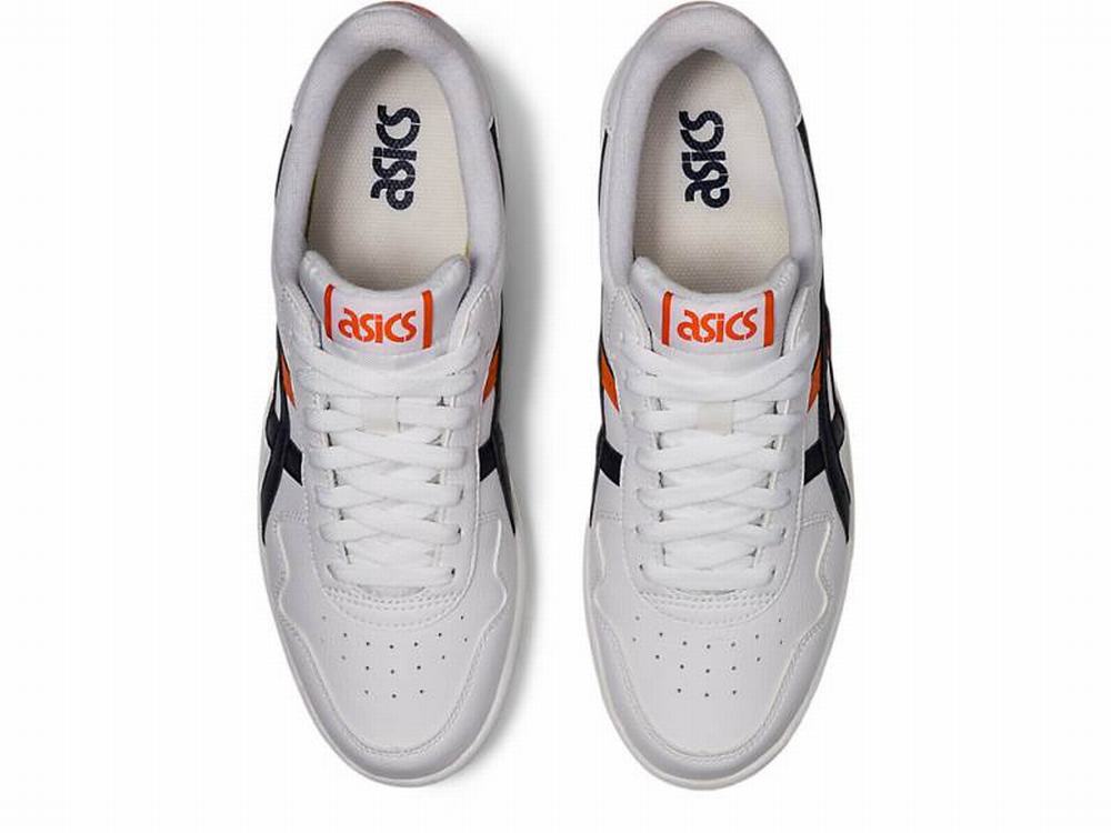 Baskets Asics JAPAN S Homme Blanche Doré Orange | LID-059243