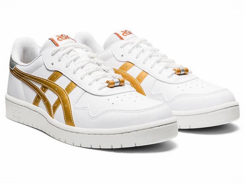 Baskets Asics JAPAN S Homme Blanche Doré | SQX-978621