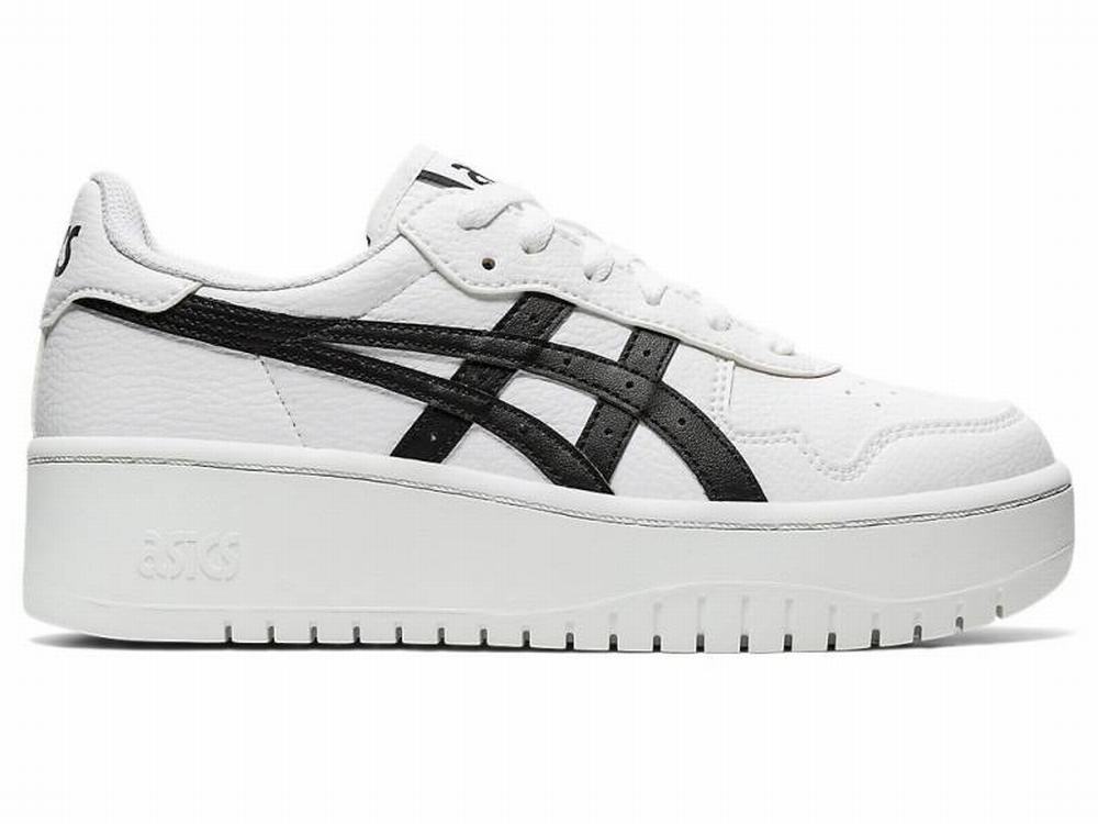 Baskets Asics JAPAN S PF Femme Noir Blanche | LAP-965427