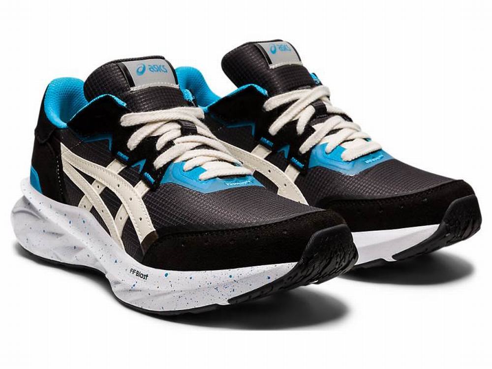 Baskets Asics TARTHER BLAST Femme Noir Bleu | NOC-236970