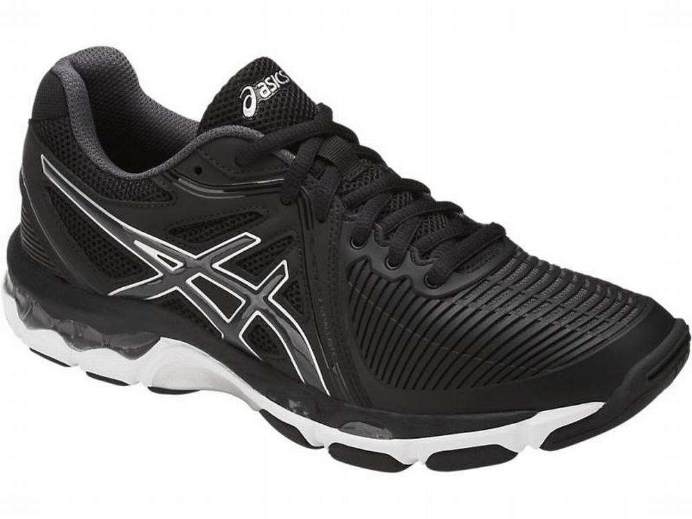 Chaussures De Handball Asics GEL-Netburner Ballistic Femme Noir Blanche Grise Foncé | FGX-183650