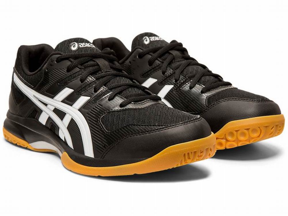 Chaussures De Handball Asics GEL-ROCKET 9 Homme Noir Blanche | ZNA-238407