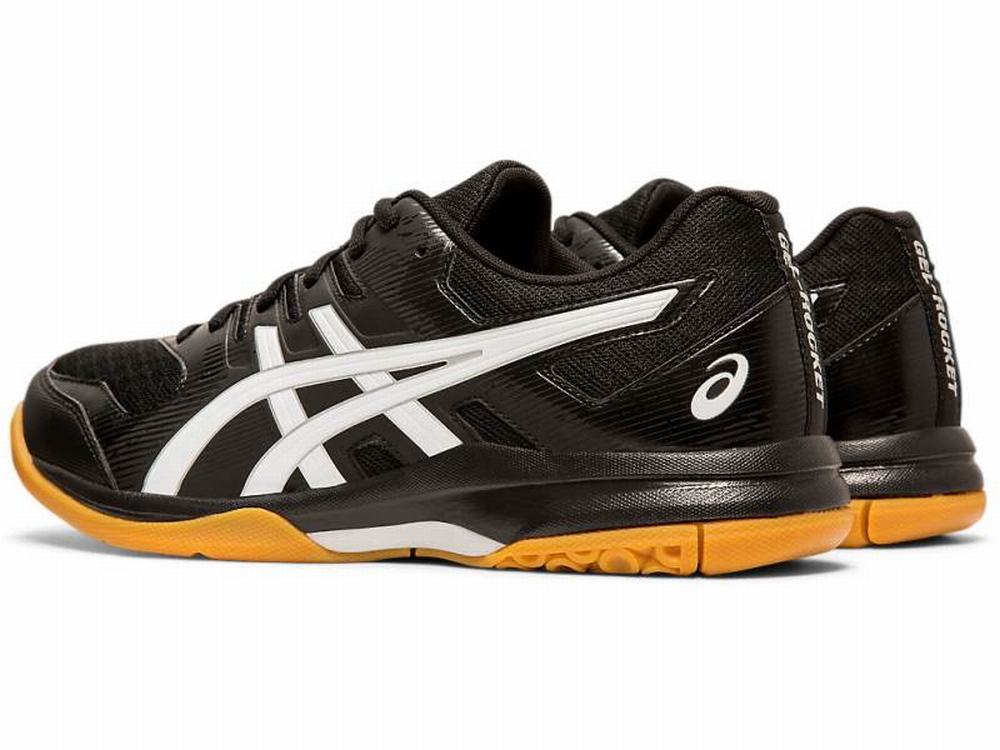 Chaussures De Handball Asics GEL-ROCKET 9 Homme Noir Blanche | ZNA-238407