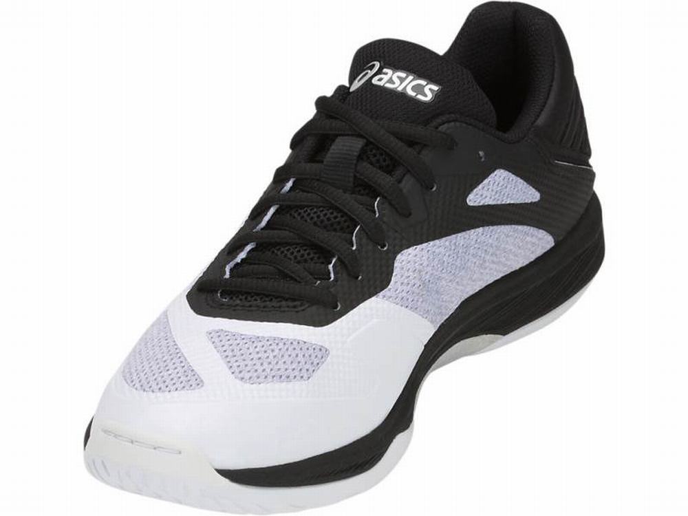 Chaussures De Handball Asics Netburner Ballistic FF Femme Noir Blanche | BCA-037814