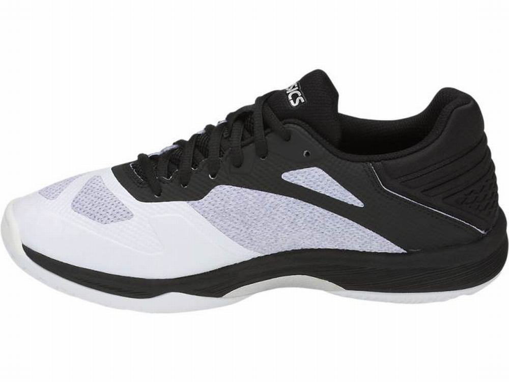 Chaussures De Handball Asics Netburner Ballistic FF Femme Noir Blanche | BCA-037814