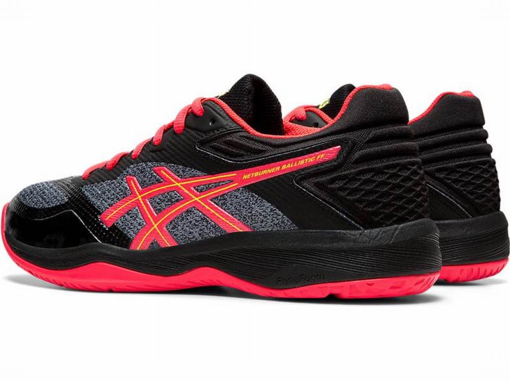 Chaussures De Handball Asics Netburner Ballistic FF Femme Noir Rose | TAD-421768