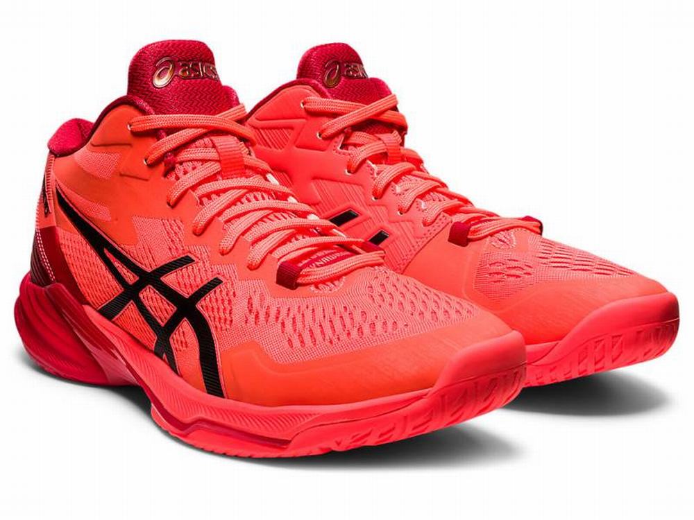 Chaussures De Handball Asics SKY ELITE FF MT 2 TOKYO Homme Orange Rouge Noir | AYZ-873120