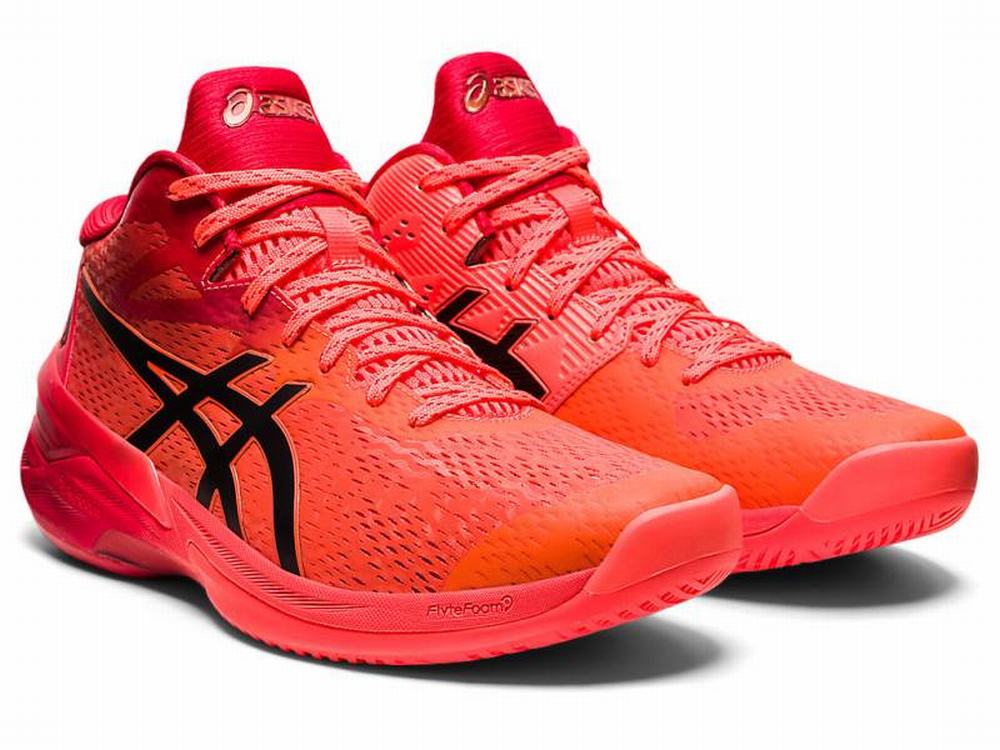 Chaussures De Handball Asics SKY ELITE FF MT TOKYO Homme Orange Rouge Noir | USY-039584