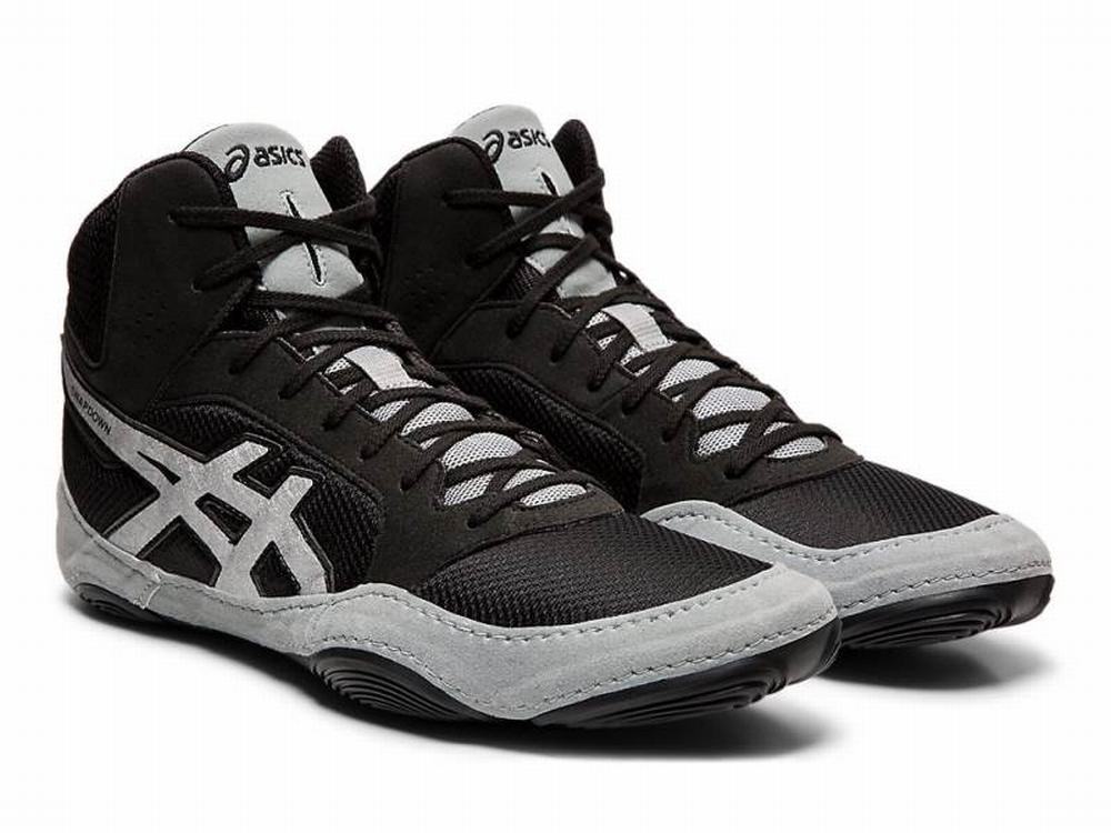 Chaussures De Lutte Asics Snapdown 2 Femme Noir Argent | QAU-580247