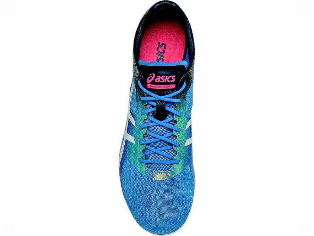 Chaussures Piste Asics Cosmoracer MD Homme Blanche Bleu Foncé | QSN-130548