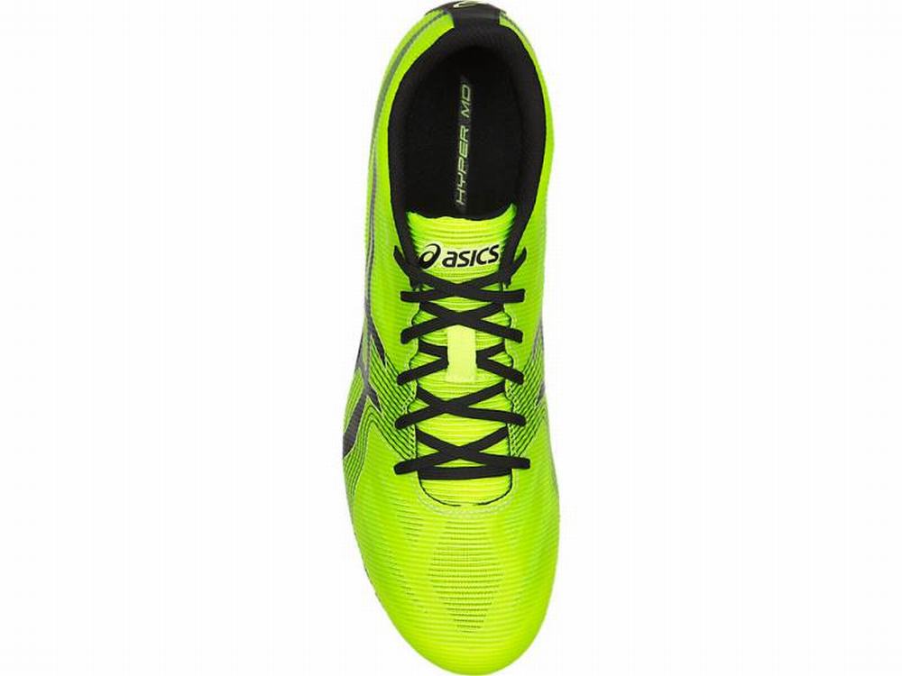 Chaussures Piste Asics Hyper MD 6 Homme Noir Jaune | ABO-641032