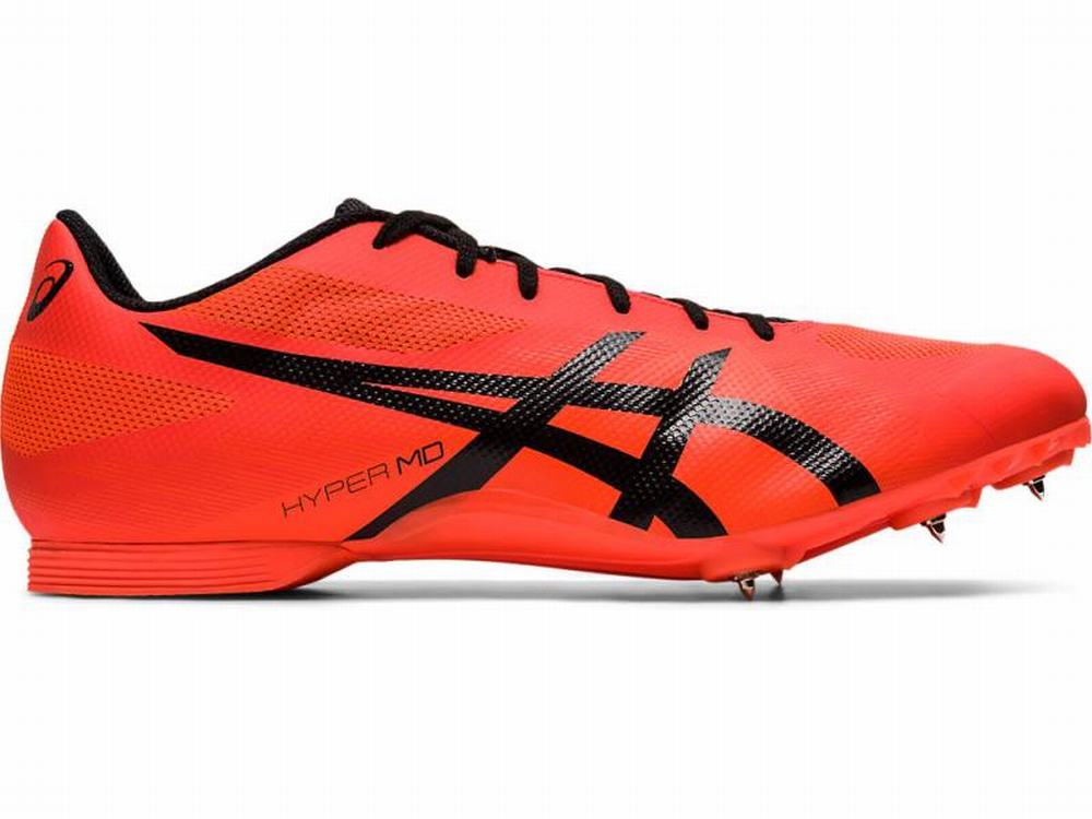 Chaussures Piste Asics Hyper MD 7 Homme Orange Noir Rouge | VYM-879021