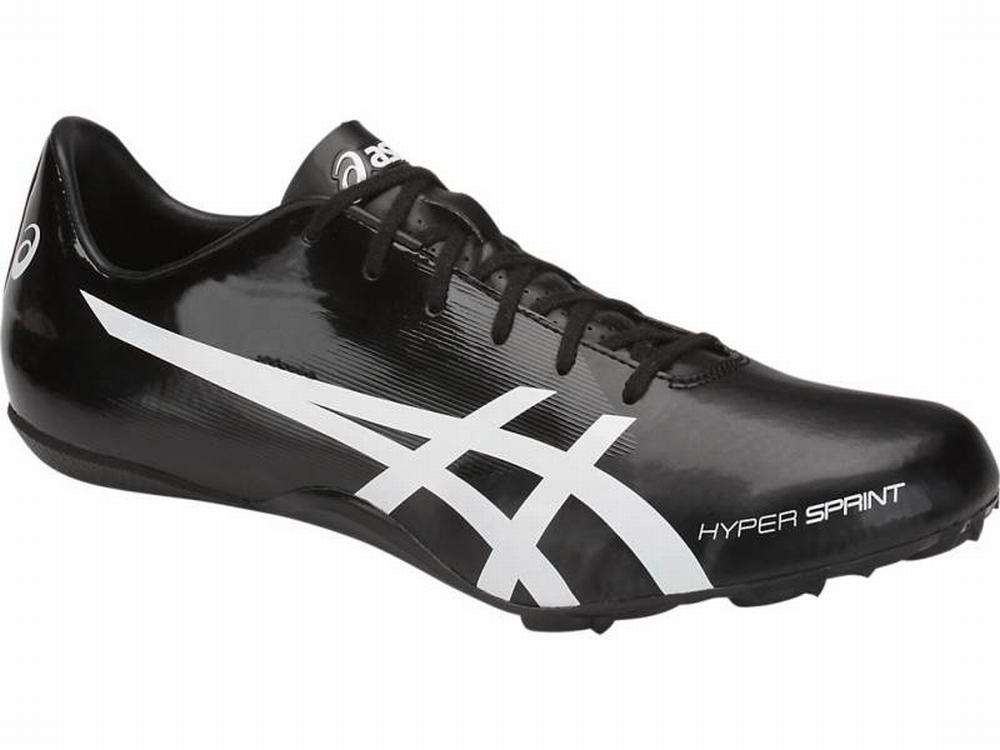 Chaussures Piste Asics Hyper Sprint 7 Femme Noir Blanche | JSB-273159