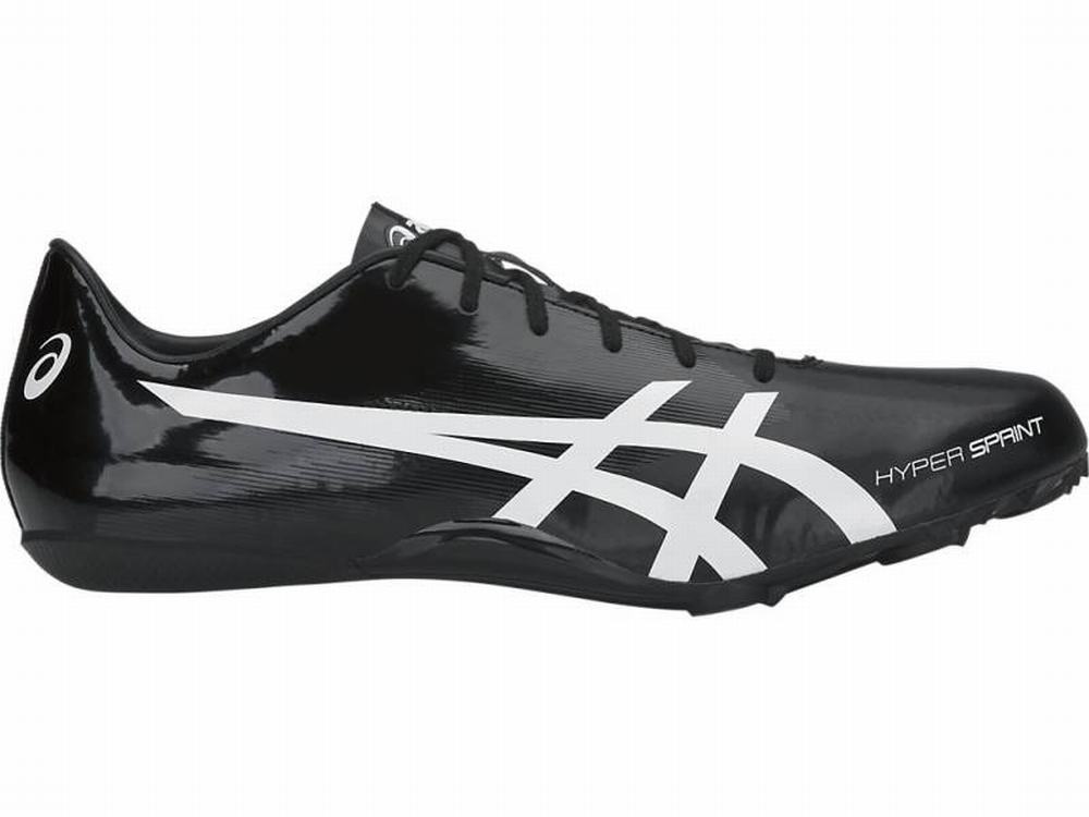 Chaussures Piste Asics Hyper Sprint 7 Homme Noir Blanche | NJG-703196