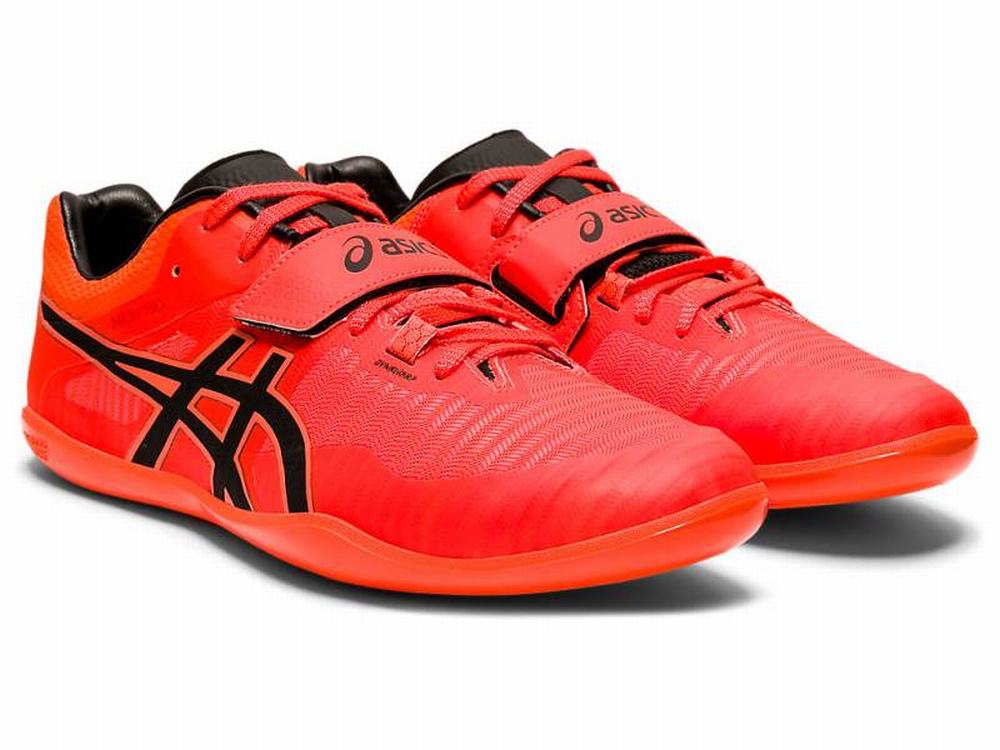 Chaussures Piste Asics THROW PRO 2 Homme Orange Noir Rouge | FDW-067394