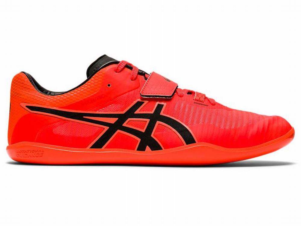 Chaussures Piste Asics THROW PRO 2 Homme Orange Noir Rouge | FDW-067394