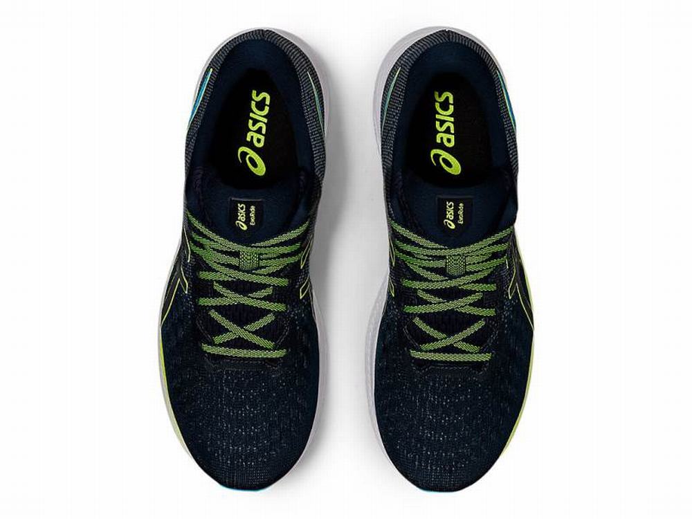 Chaussures Running Asics EVORIDE 2 Homme Bleu Vert | MQE-514678