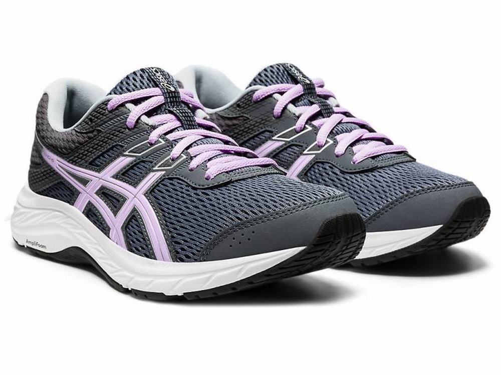 Chaussures Running Asics GEL-CONTEND 6 Femme Grise | LVT-063285