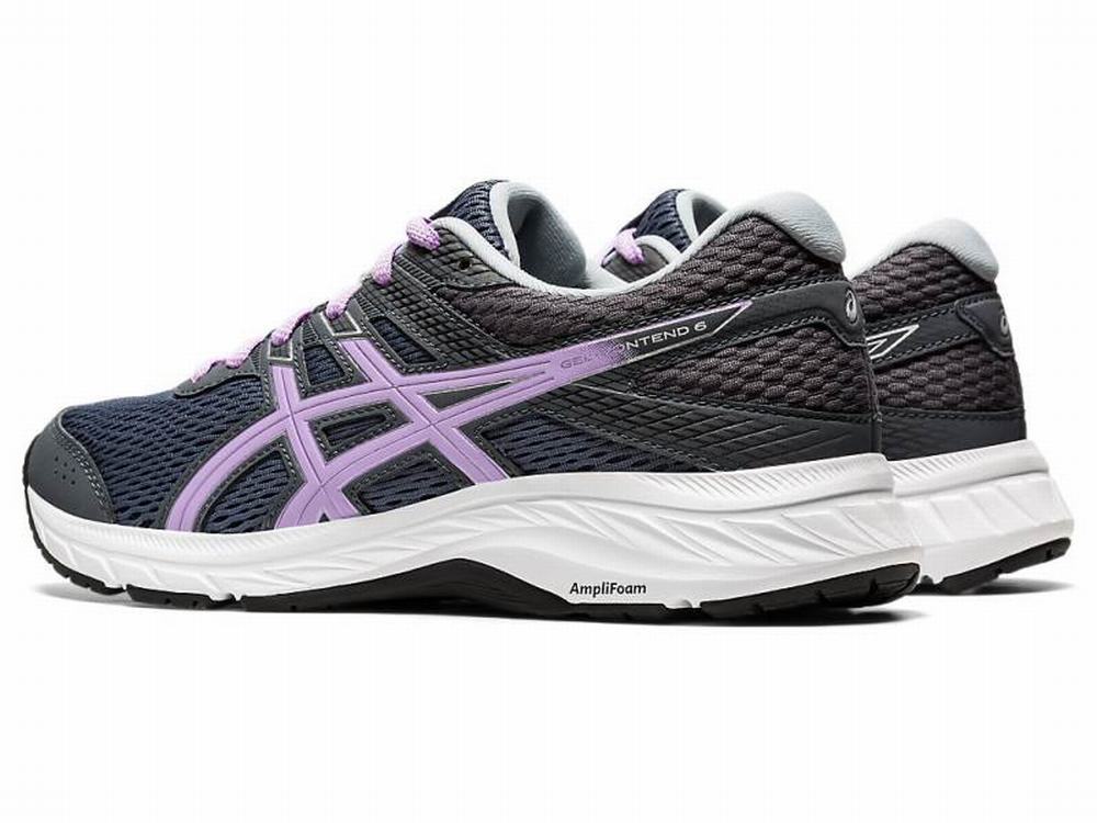 Chaussures Running Asics GEL-CONTEND 6 Femme Grise | LVT-063285