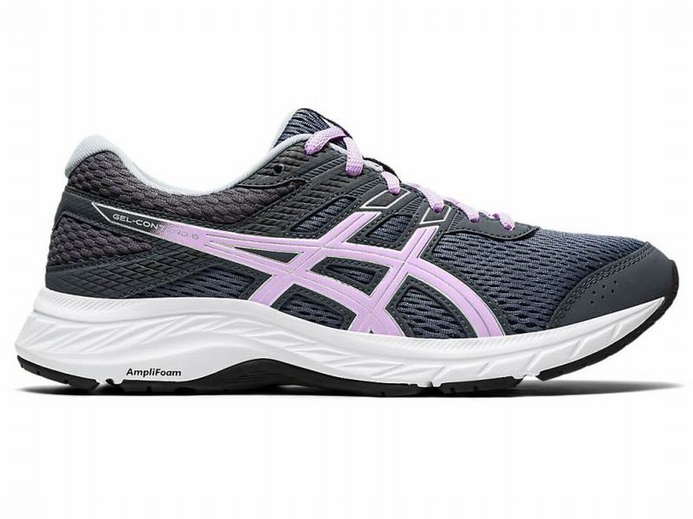 Chaussures Running Asics GEL-CONTEND 6 Femme Grise | LVT-063285