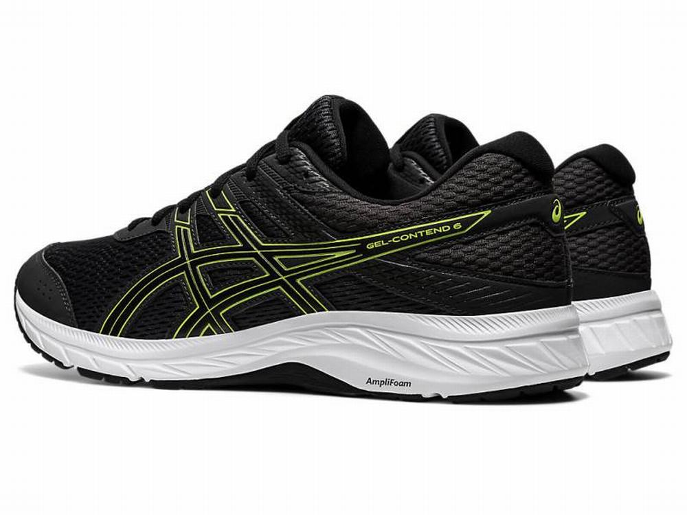 Chaussures Running Asics GEL-CONTEND 6 Homme Grise Vert Clair | EPX-479012