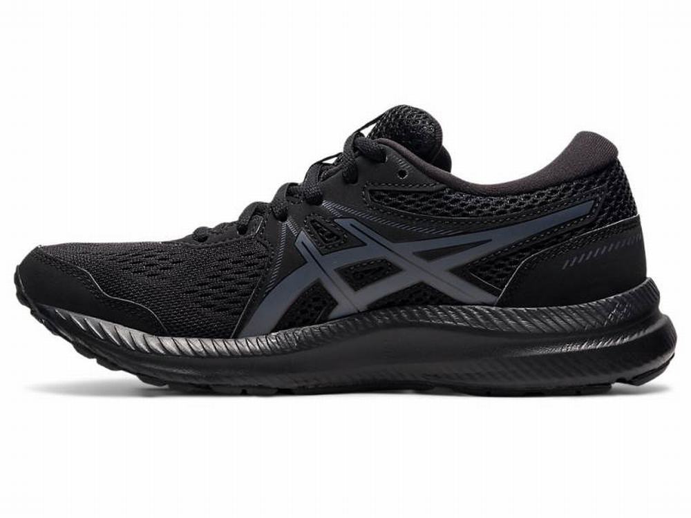 Chaussures Running Asics GEL-CONTEND 7 (D) Femme Noir Grise | WDQ-634157