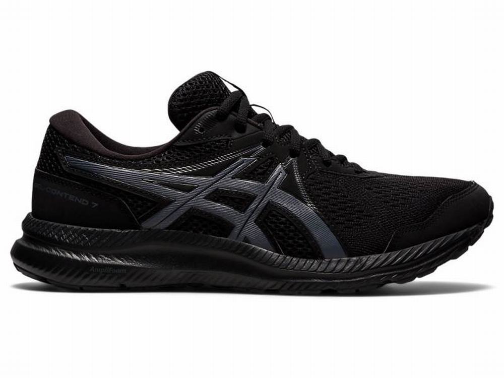 Chaussures Running Asics GEL-CONTEND 7 (4E) Homme Noir Grise | WSK-089716