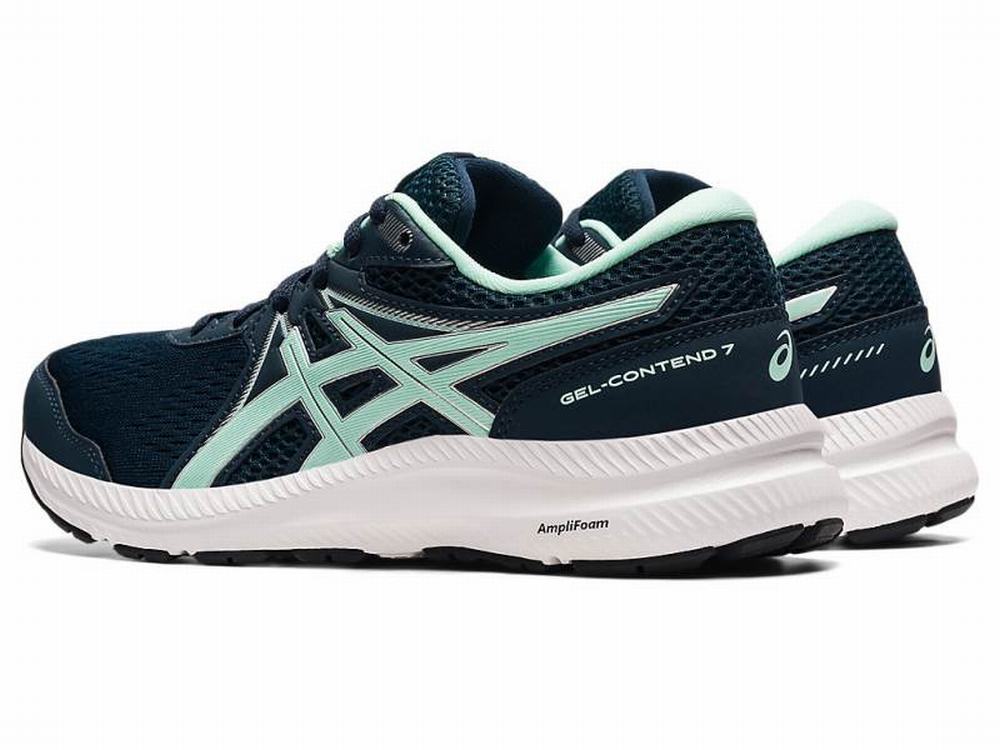 Chaussures Running Asics GEL-CONTEND 7 Femme Bleu | BIE-109627