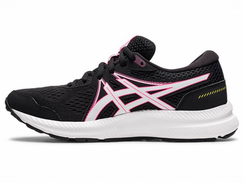 Chaussures Running Asics GEL-CONTEND 7 Femme Noir Rose | NBK-678014