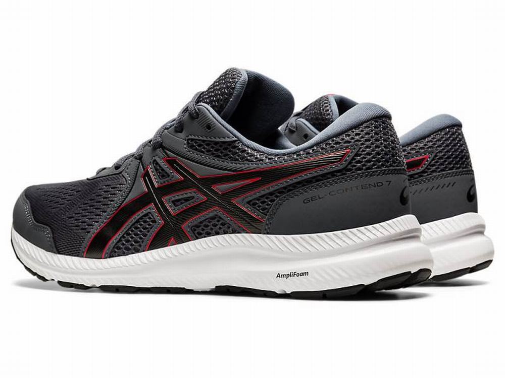 Chaussures Running Asics GEL-CONTEND 7 Homme Grise Rouge | AIM-029635