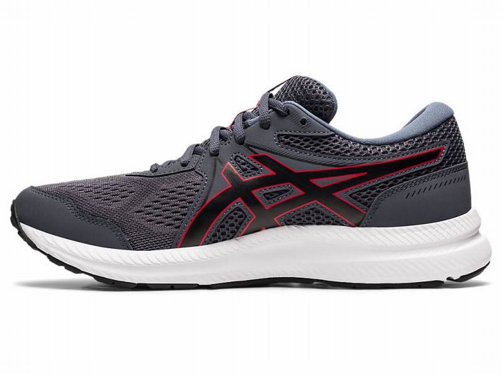 Chaussures Running Asics GEL-CONTEND 7 Homme Grise Rouge | AIM-029635