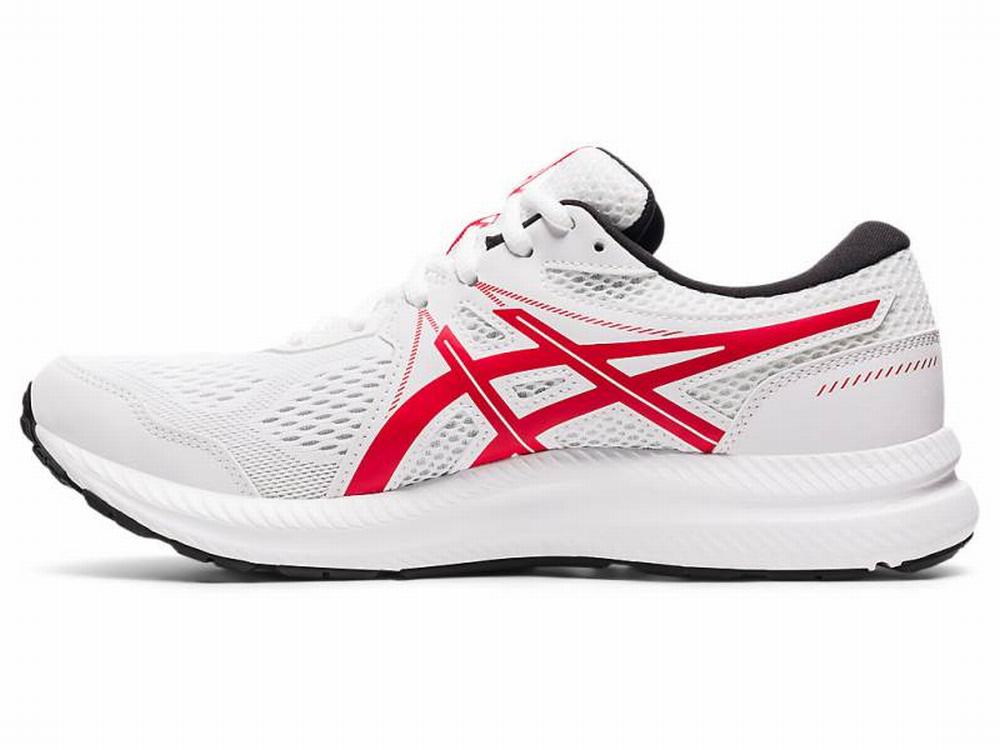 Chaussures Running Asics GEL-CONTEND 7 Homme Blanche Rouge | JBV-475196