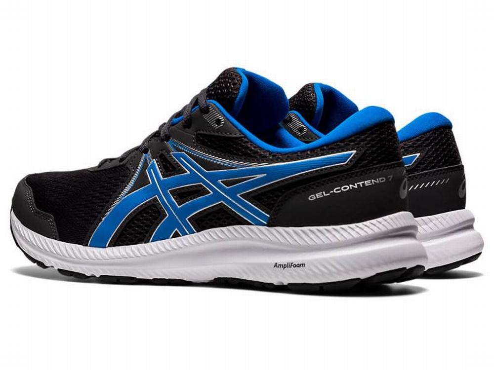 Chaussures Running Asics GEL-CONTEND 7 Homme Grise Bleu | PON-078946